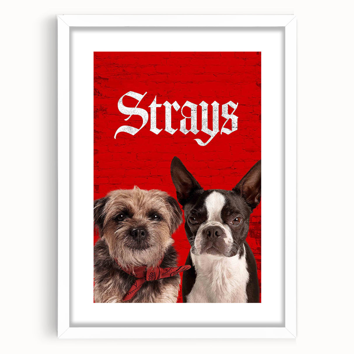 Strays 2020s Vintage Movie Poster – Retro Comedy Film Art Print