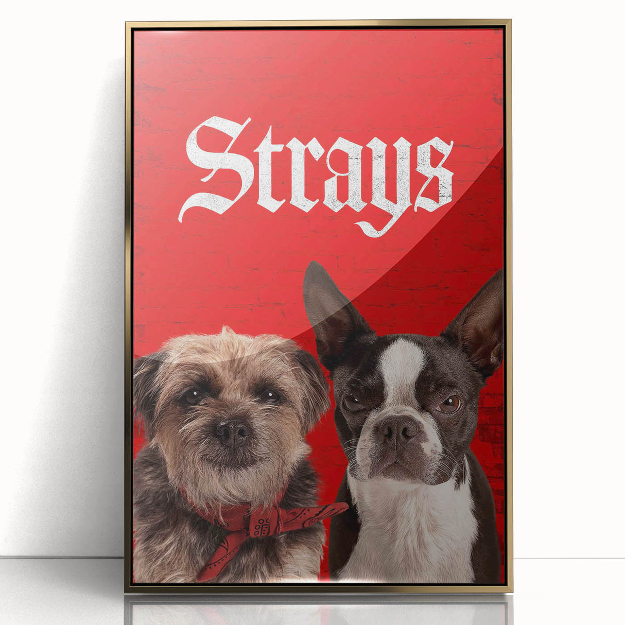 Strays 2020s Vintage Movie Poster – Retro Comedy Film Art Print