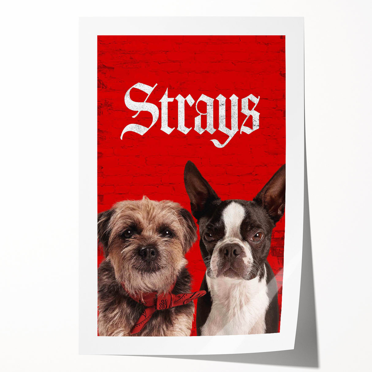 Strays 2020s Vintage Movie Poster – Retro Comedy Film Art Print