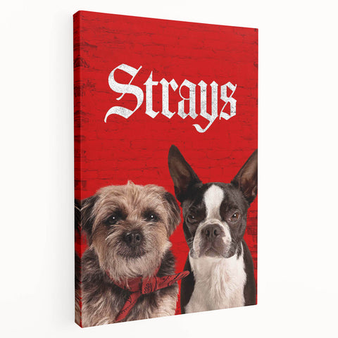 Strays 2020s Vintage Movie Poster – Retro Comedy Film Art Print