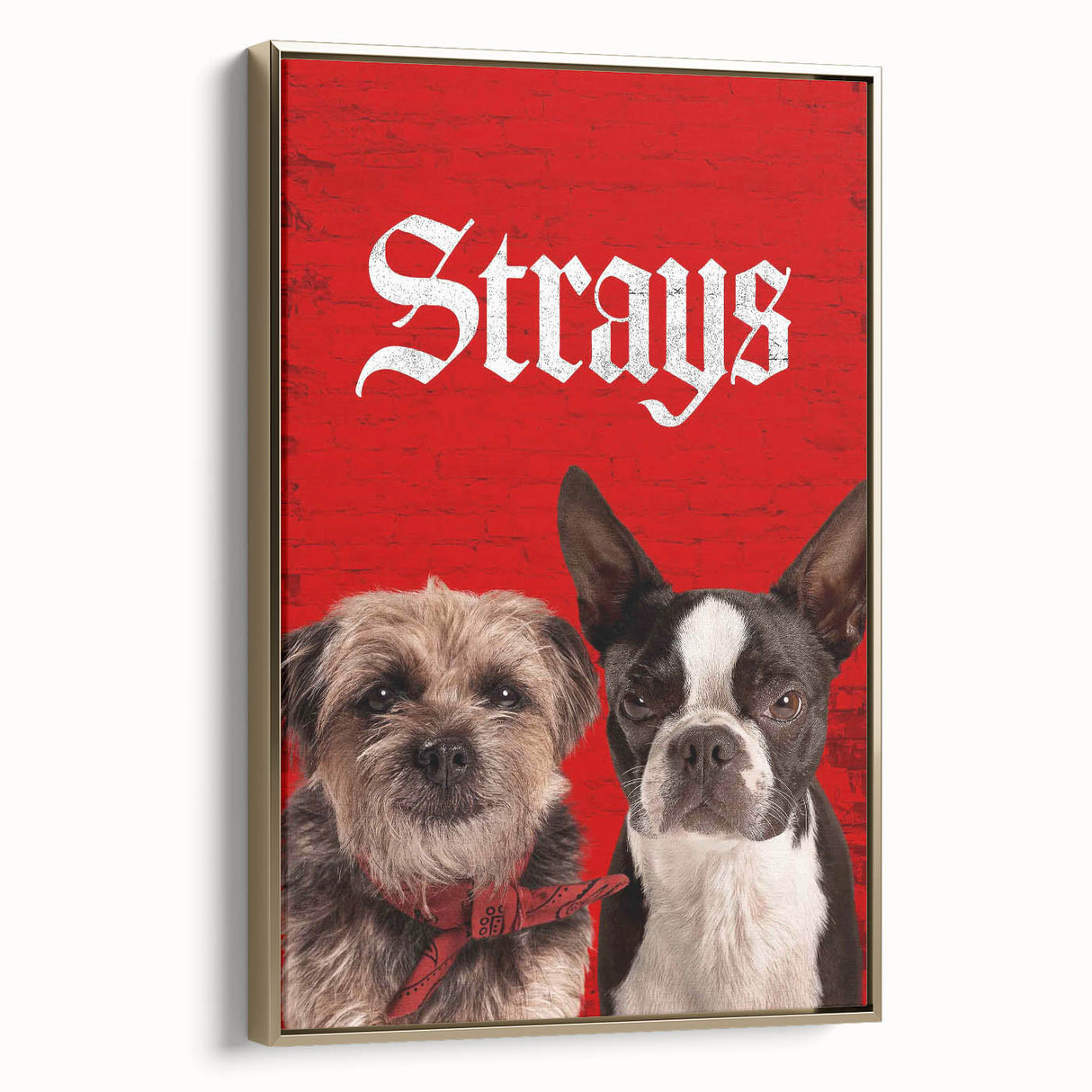 Strays 2020s Vintage Movie Poster – Retro Comedy Film Art Print