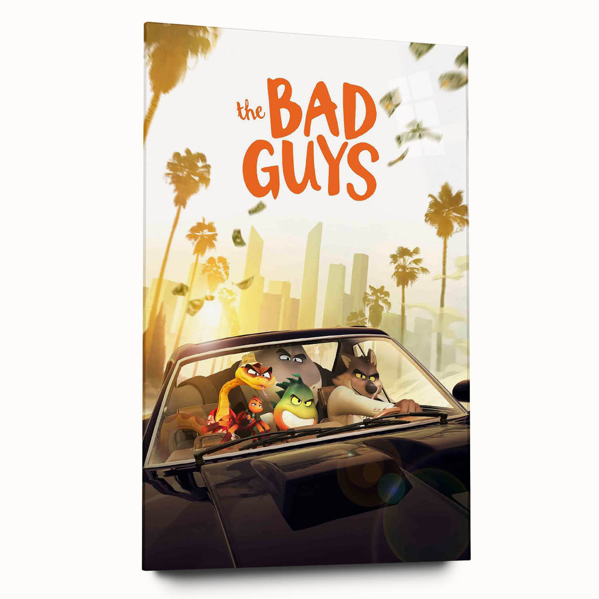 The Bad Guys Poster – 2020s Vintage Animated Heist Movie Art