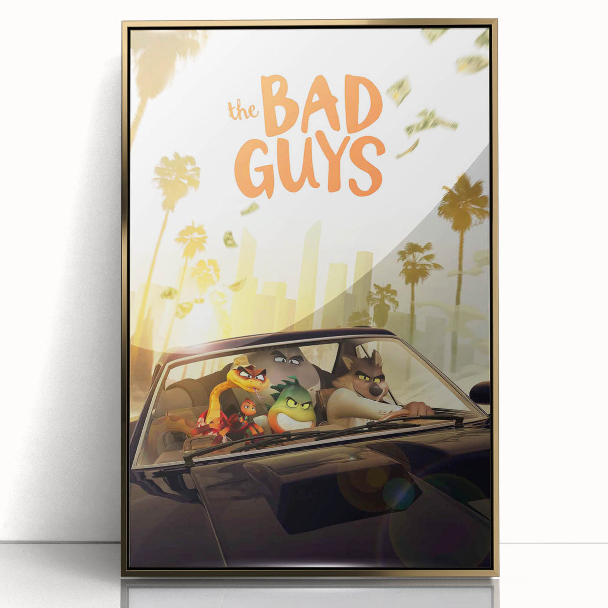 The Bad Guys Poster – 2020s Vintage Animated Heist Movie Art