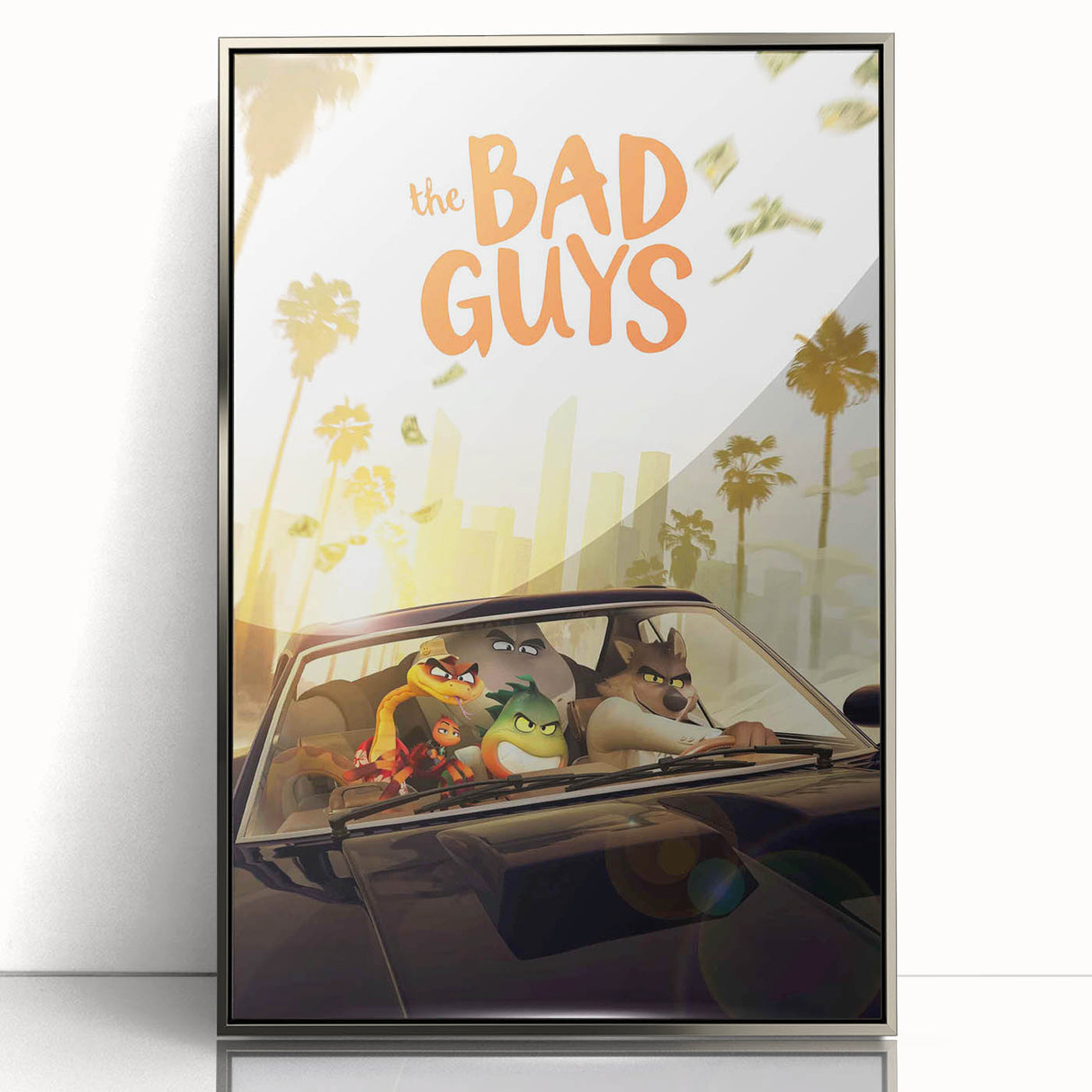 The Bad Guys Poster – 2020s Vintage Animated Heist Movie Art