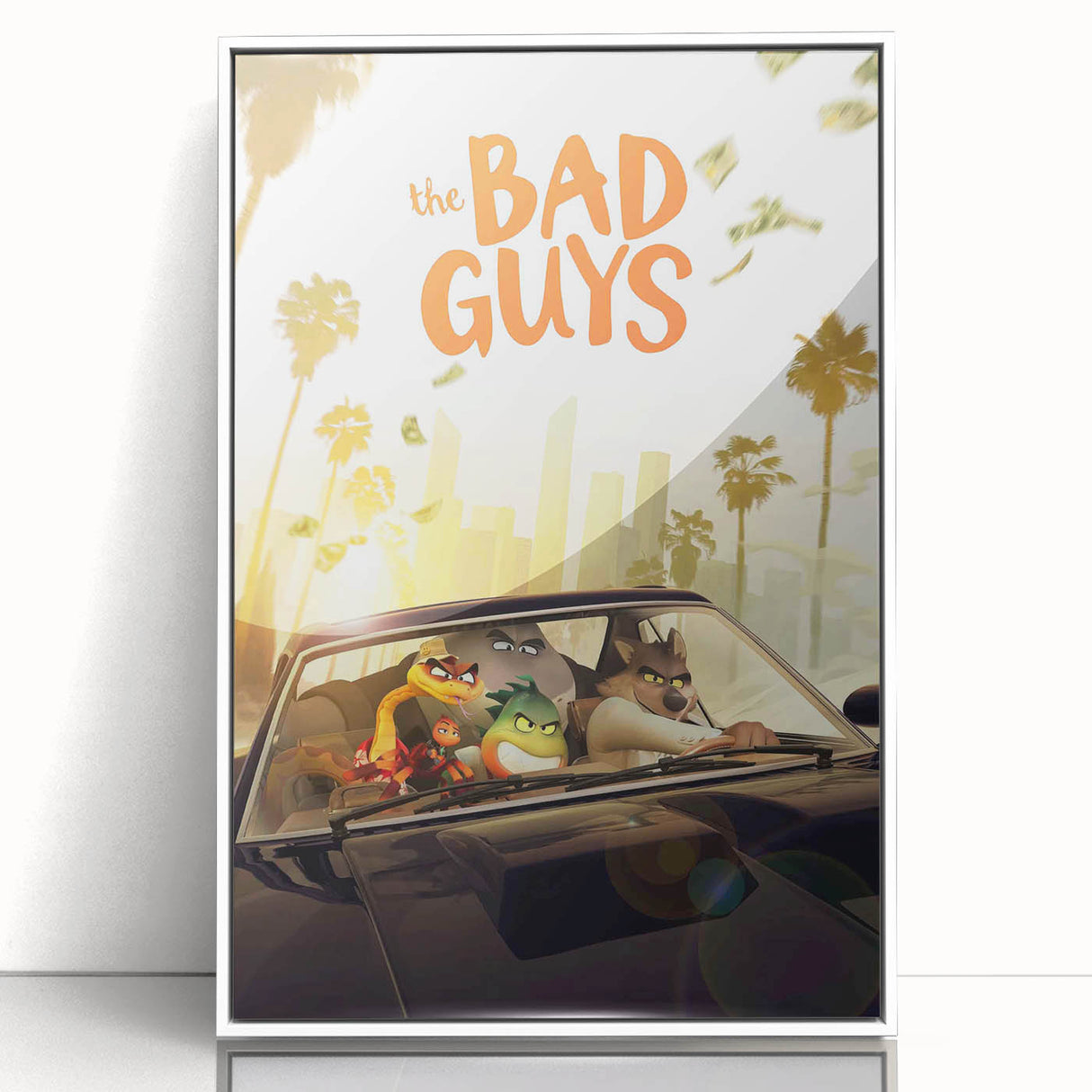 The Bad Guys Poster – 2020s Vintage Animated Heist Movie Art