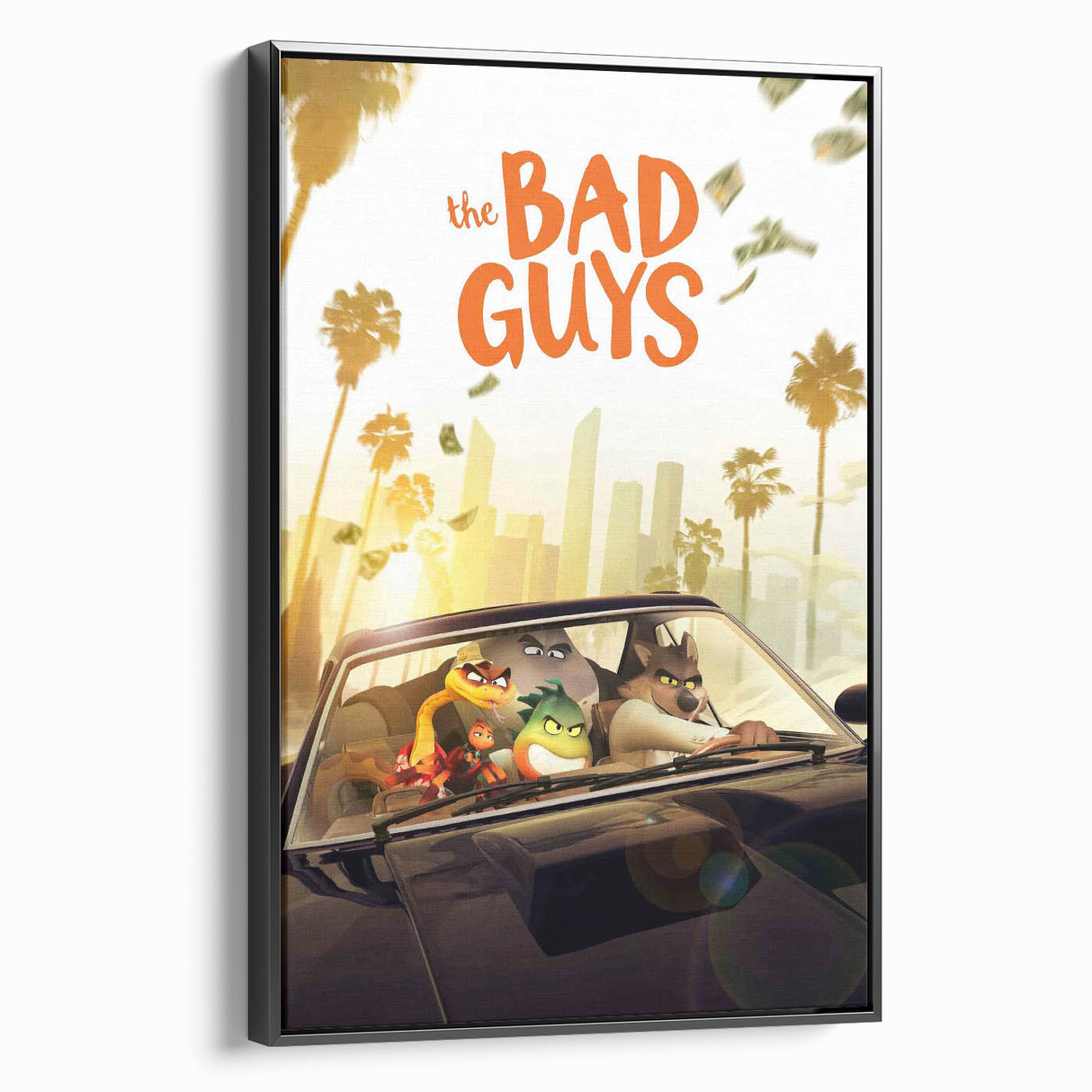 The Bad Guys Poster – 2020s Vintage Animated Heist Movie Art