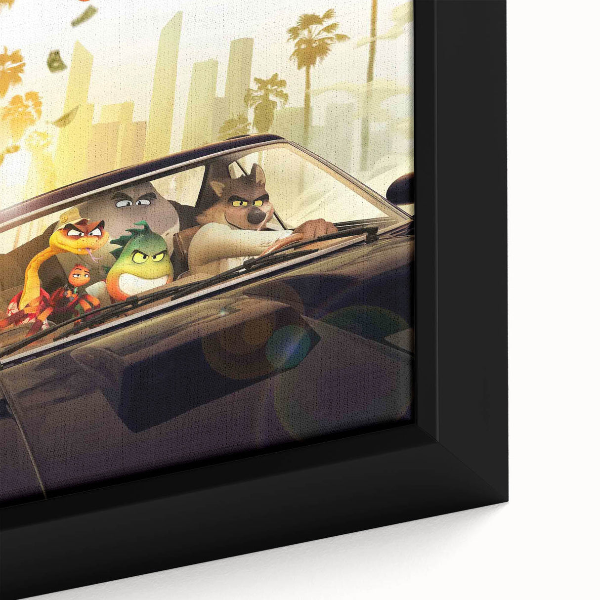 The Bad Guys Poster – 2020s Vintage Animated Heist Movie Art