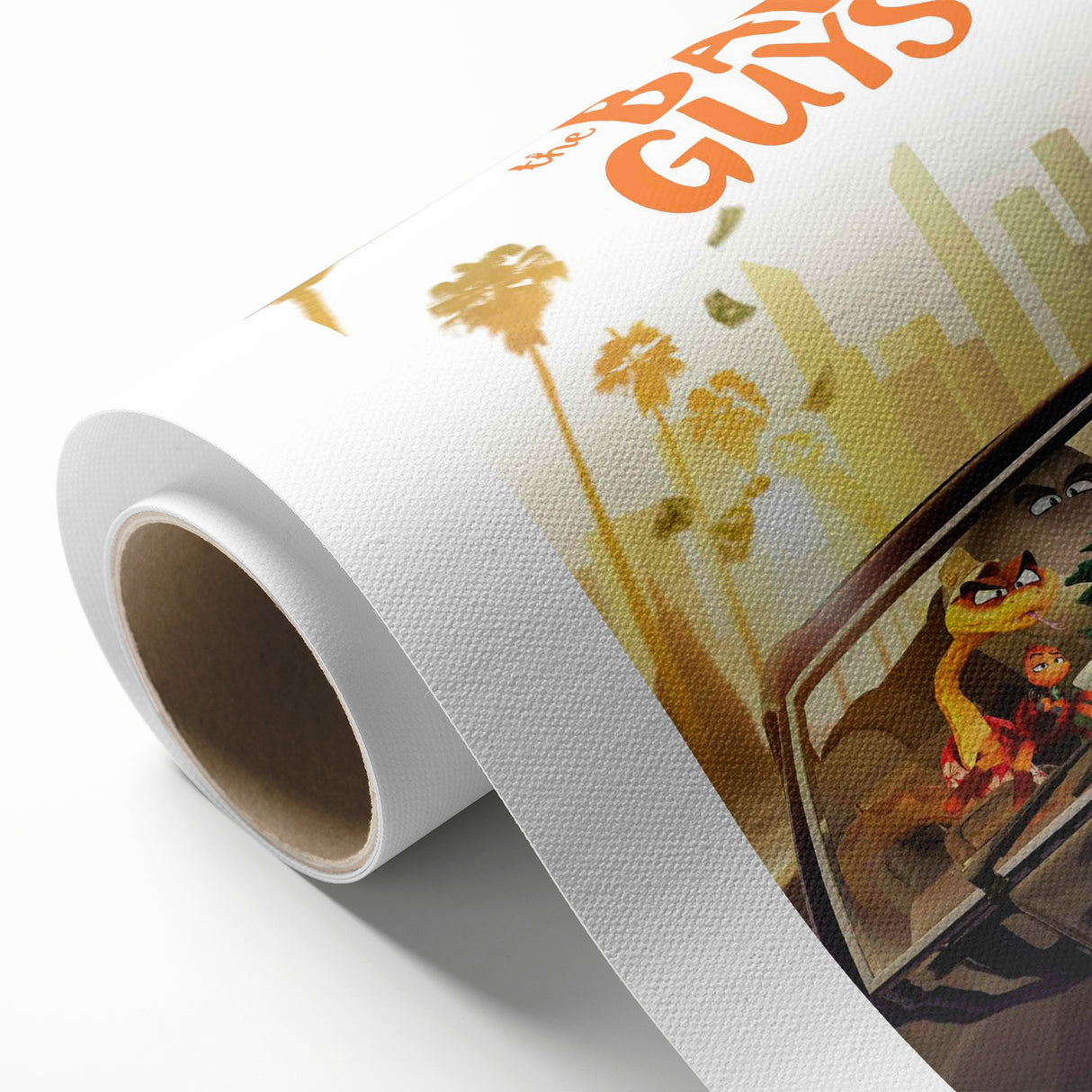 The Bad Guys Poster – 2020s Vintage Animated Heist Movie Art