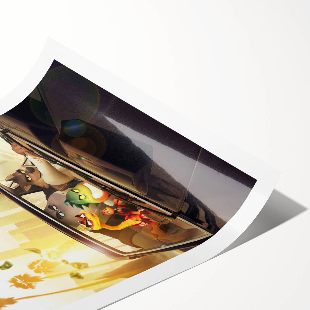 The Bad Guys Poster – 2020s Vintage Animated Heist Movie Art