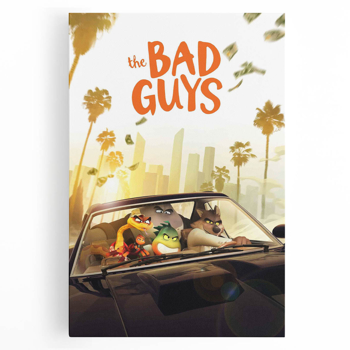 The Bad Guys Poster – 2020s Vintage Animated Heist Movie Art