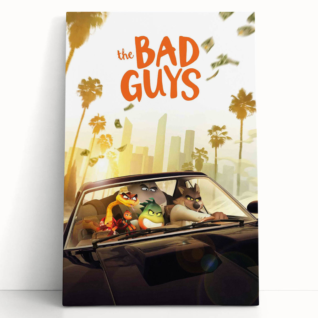 The Bad Guys Poster – 2020s Vintage Animated Heist Movie Art