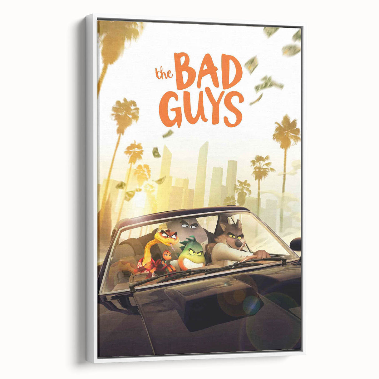 The Bad Guys Poster – 2020s Vintage Animated Heist Movie Art
