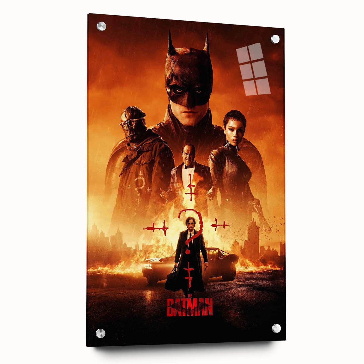 The Batman Poster – 2020s Vintage Superhero Movie Wall Art Print