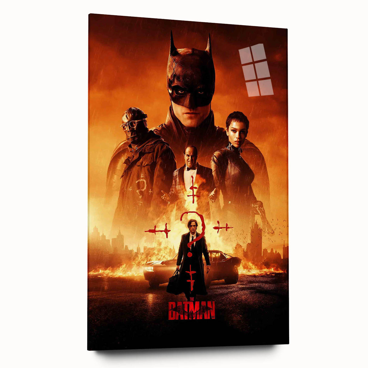 The Batman Poster – 2020s Vintage Superhero Movie Wall Art Print