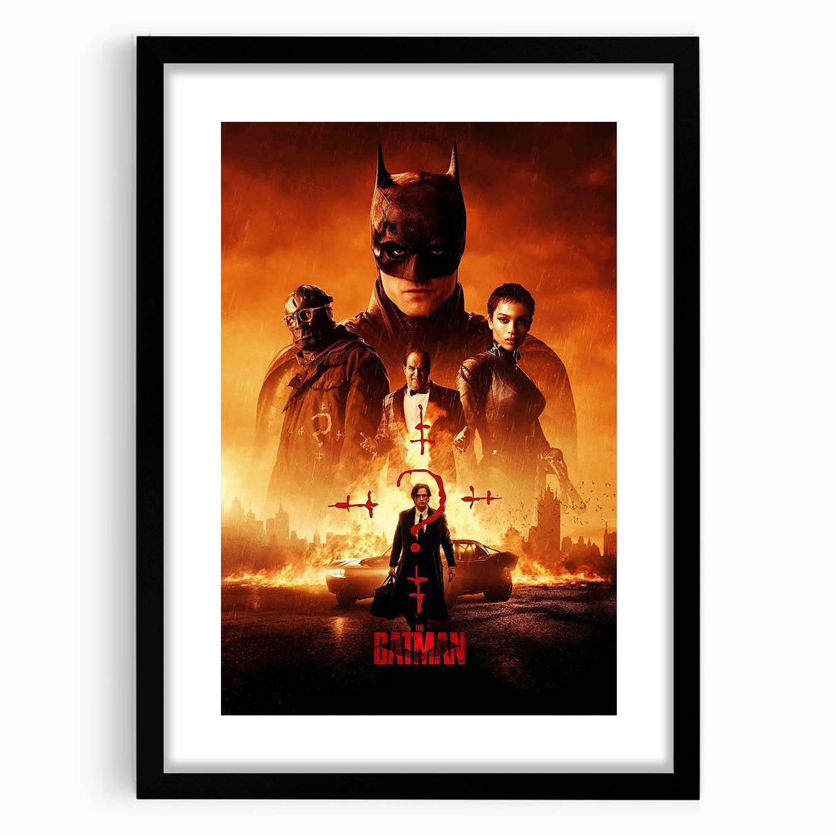 The Batman Poster – 2020s Vintage Superhero Movie Wall Art Print