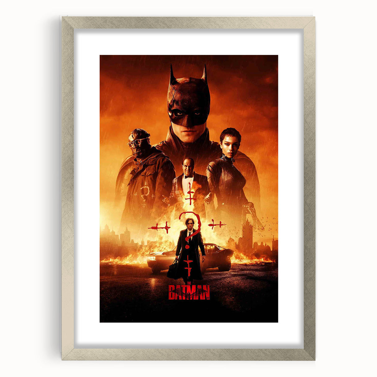 The Batman Poster – 2020s Vintage Superhero Movie Wall Art Print
