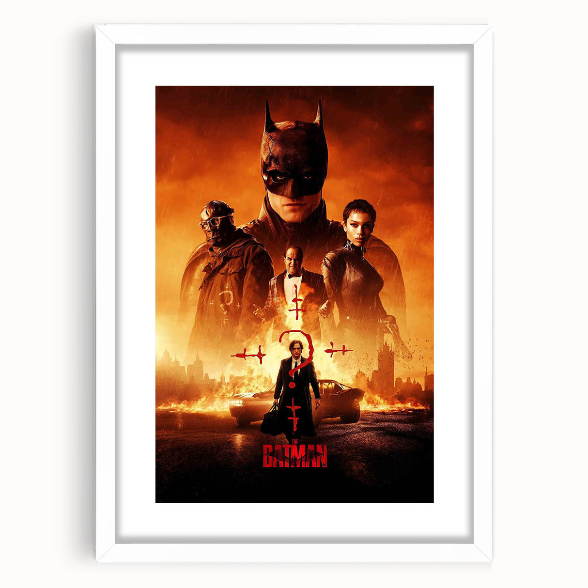 The Batman Poster – 2020s Vintage Superhero Movie Wall Art Print