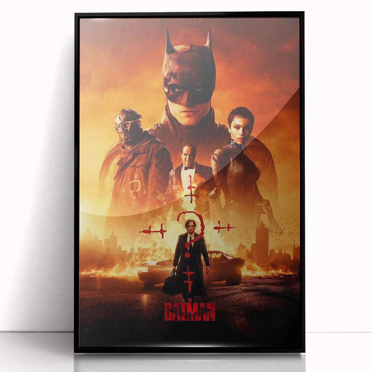 The Batman Poster – 2020s Vintage Superhero Movie Wall Art Print