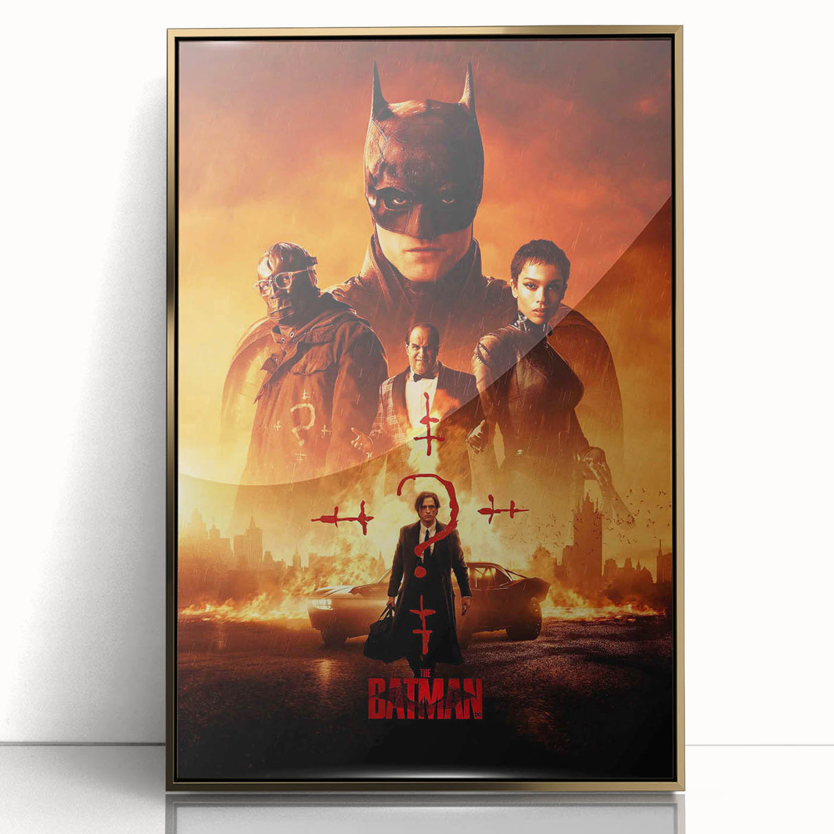 The Batman Poster – 2020s Vintage Superhero Movie Wall Art Print