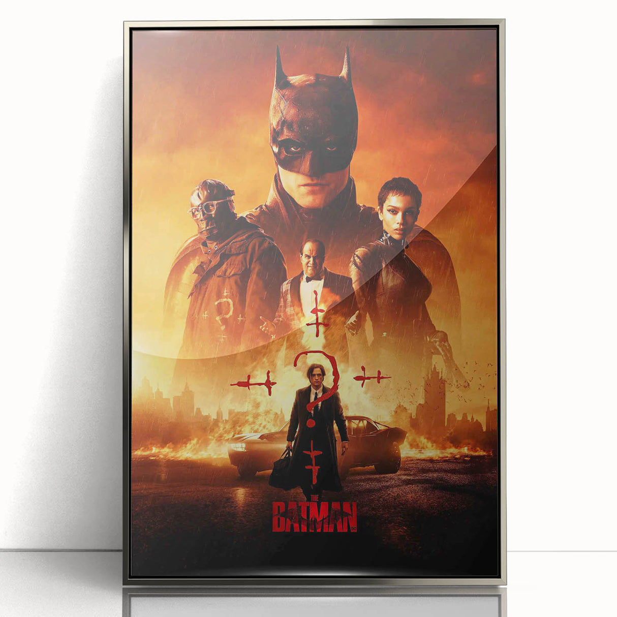 The Batman Poster – 2020s Vintage Superhero Movie Wall Art Print