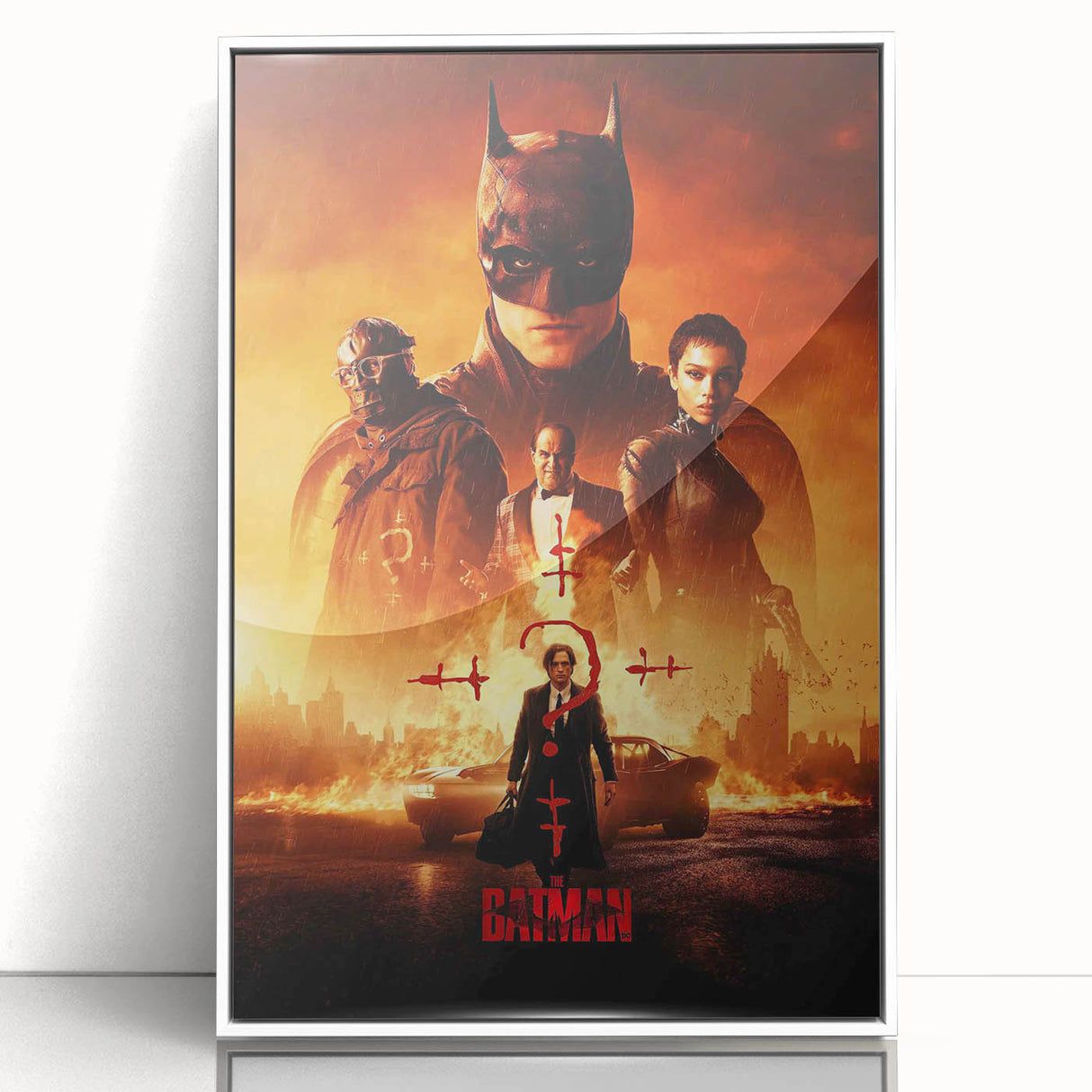 The Batman Poster – 2020s Vintage Superhero Movie Wall Art Print