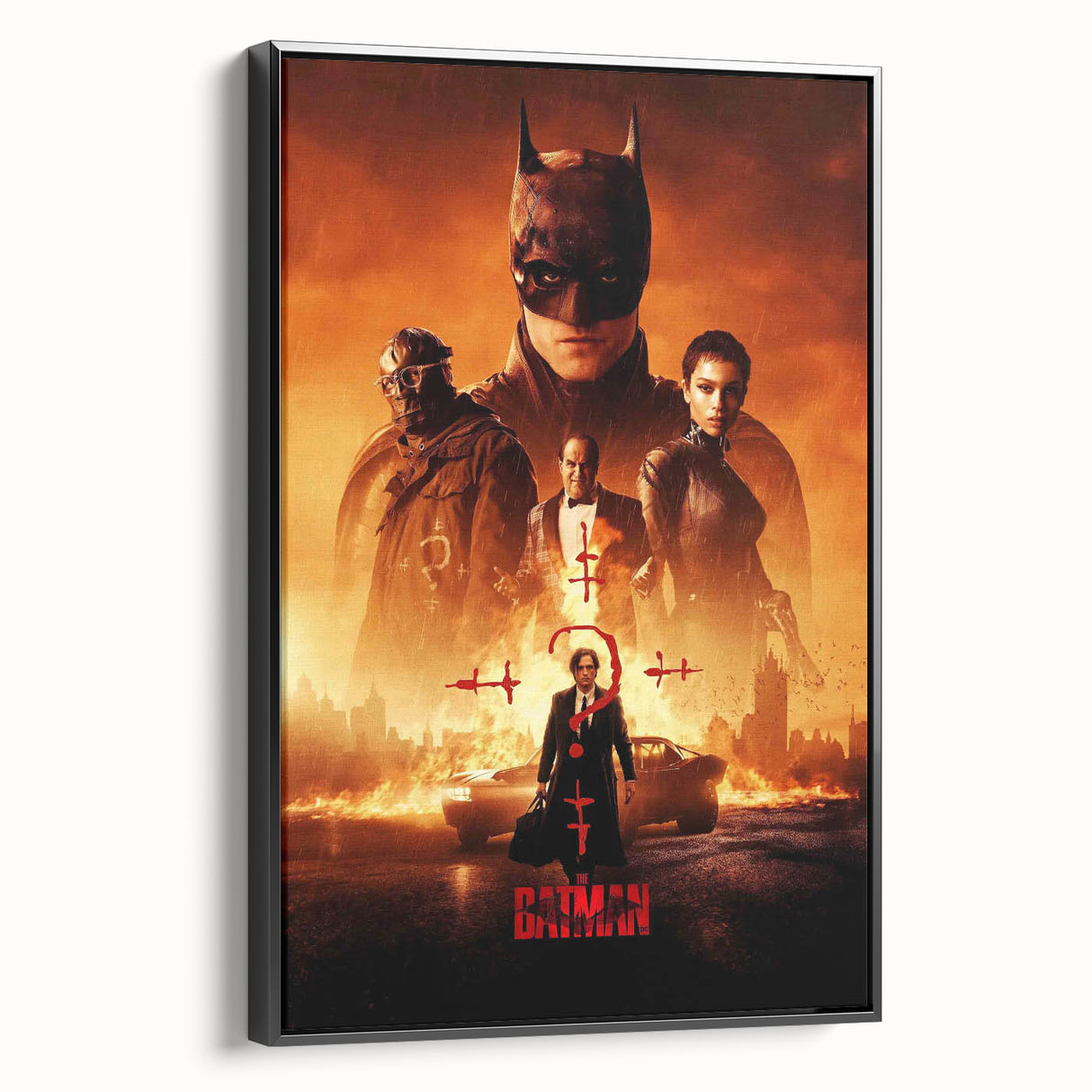 The Batman Poster – 2020s Vintage Superhero Movie Wall Art Print