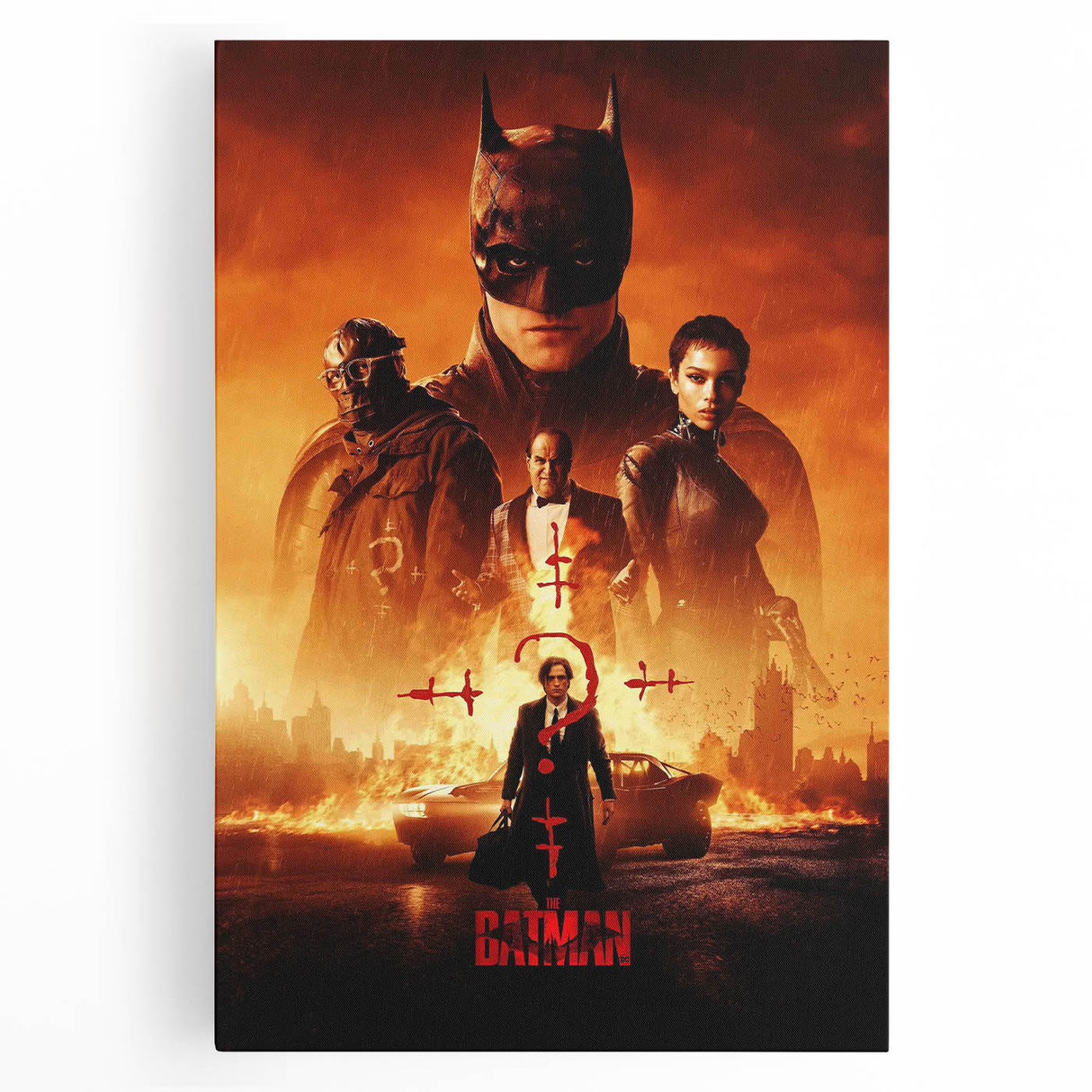 The Batman Poster – 2020s Vintage Superhero Movie Wall Art Print