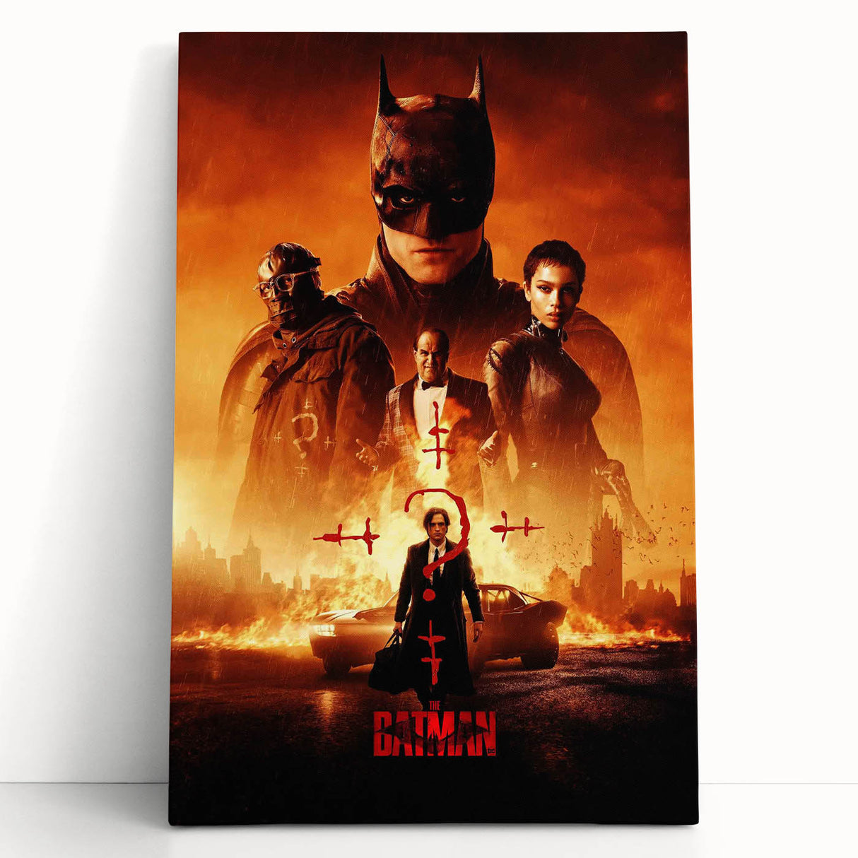 The Batman Poster – 2020s Vintage Superhero Movie Wall Art Print