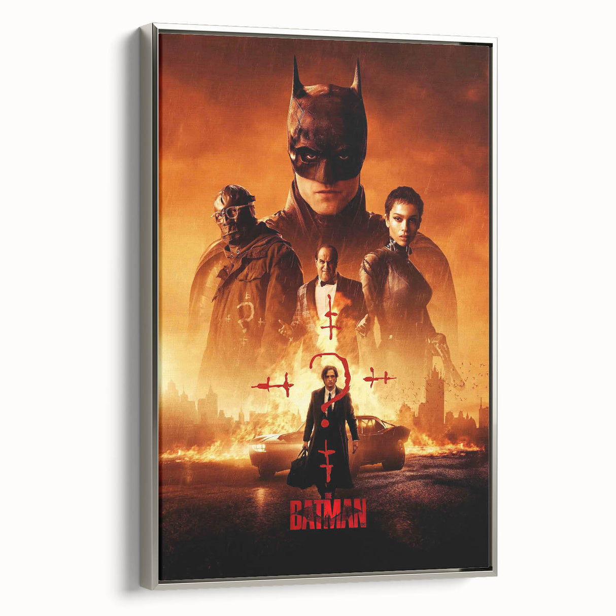 The Batman Poster – 2020s Vintage Superhero Movie Wall Art Print
