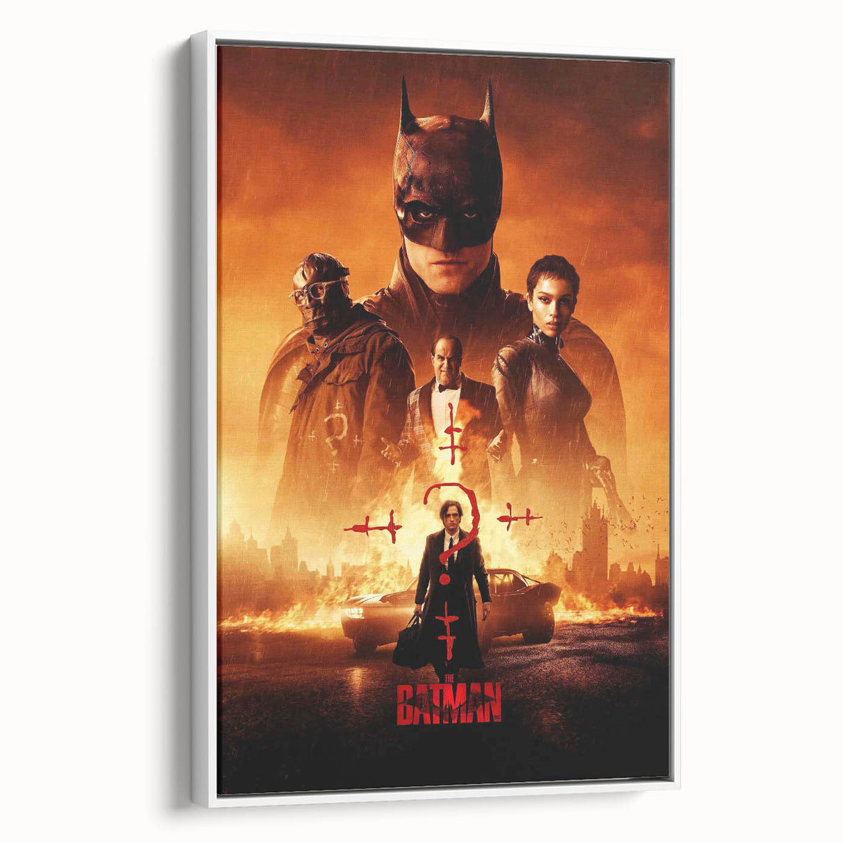 The Batman Poster – 2020s Vintage Superhero Movie Wall Art Print