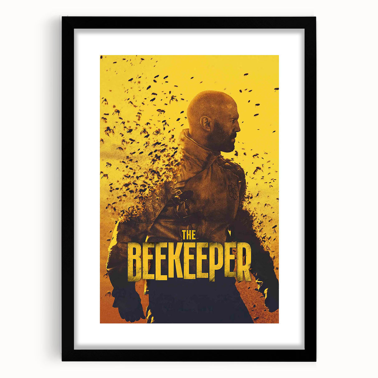 The Beekeeper Vintage 2020s Movie Poster – Bold Action Wall Art Print