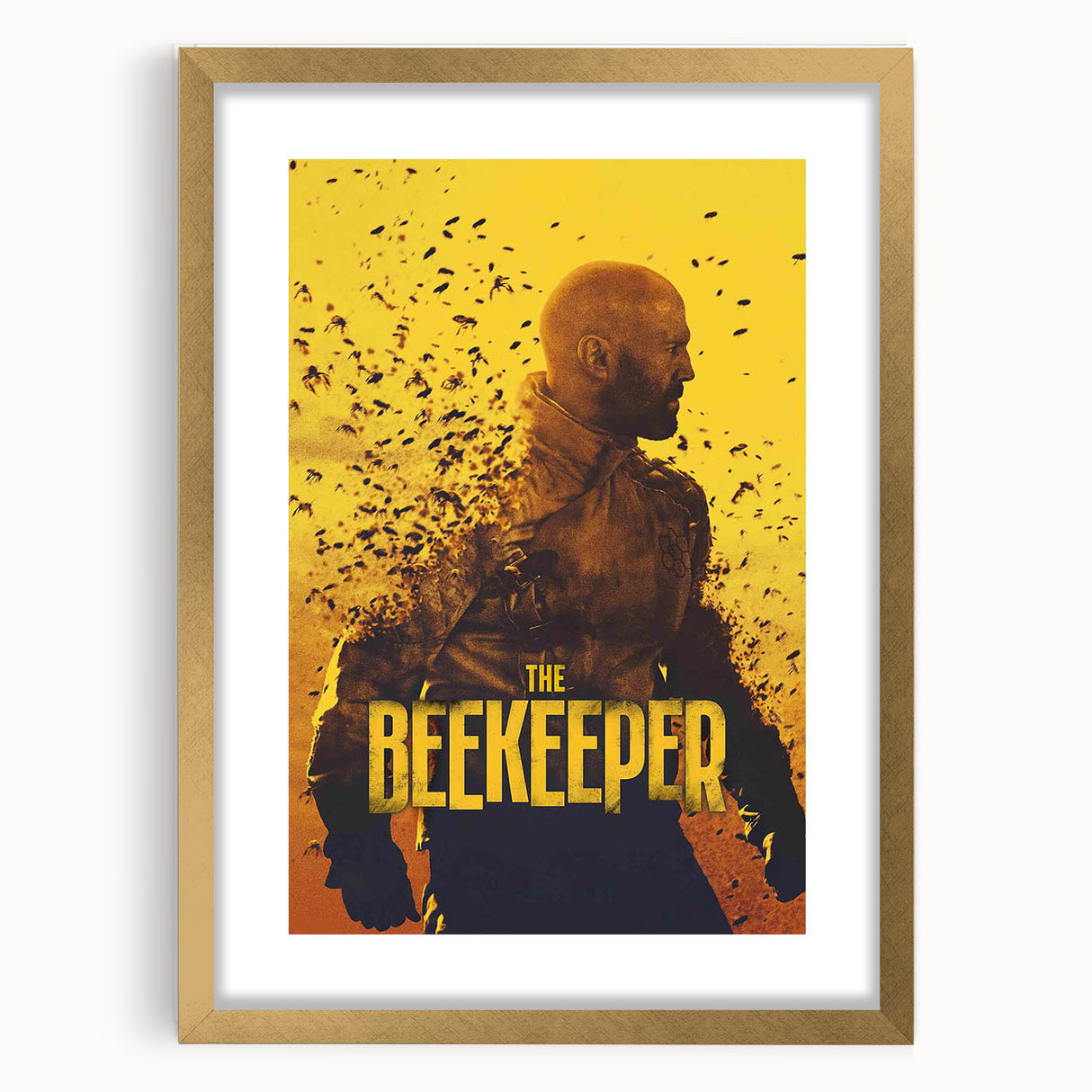 The Beekeeper Vintage 2020s Movie Poster – Bold Action Wall Art Print