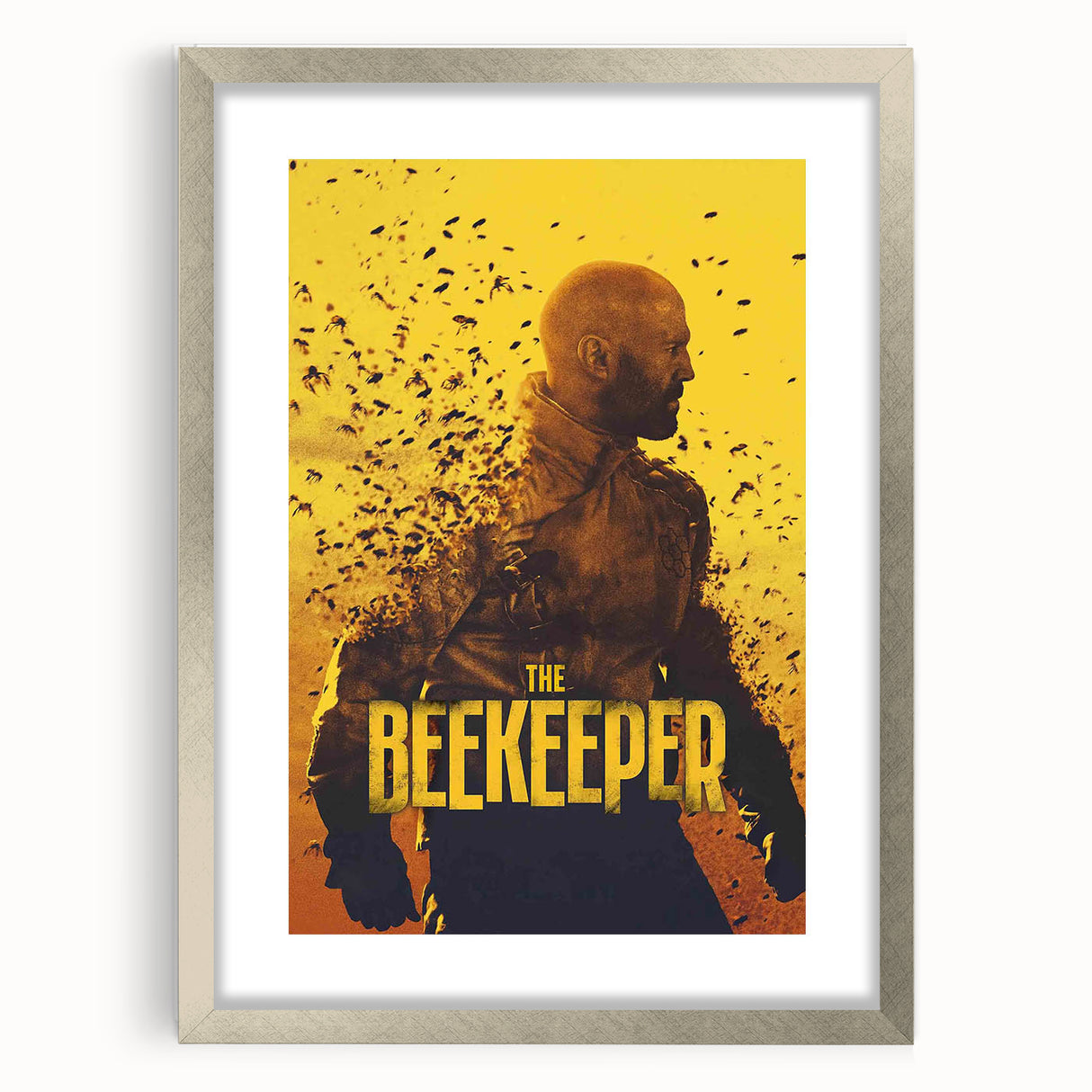 The Beekeeper Vintage 2020s Movie Poster – Bold Action Wall Art Print