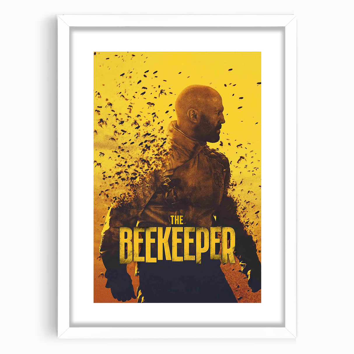 The Beekeeper Vintage 2020s Movie Poster – Bold Action Wall Art Print