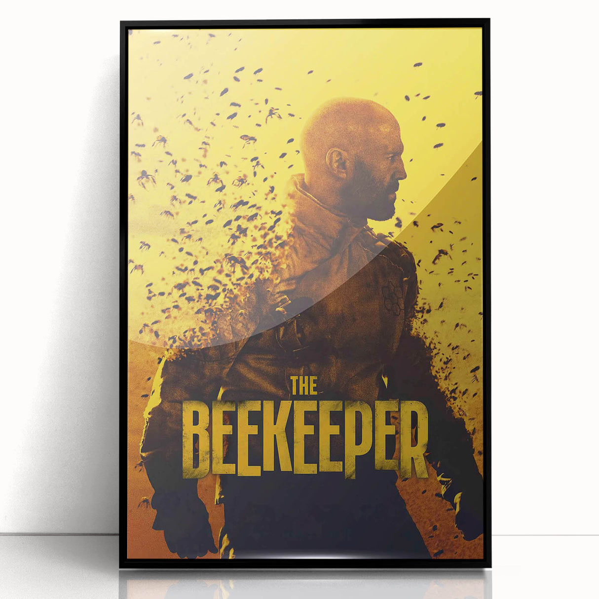 The Beekeeper Vintage 2020s Movie Poster – Bold Action Wall Art Print