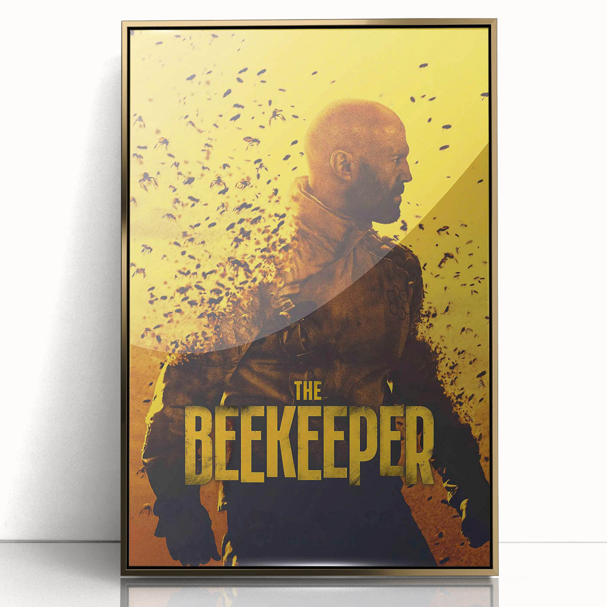 The Beekeeper Vintage 2020s Movie Poster – Bold Action Wall Art Print