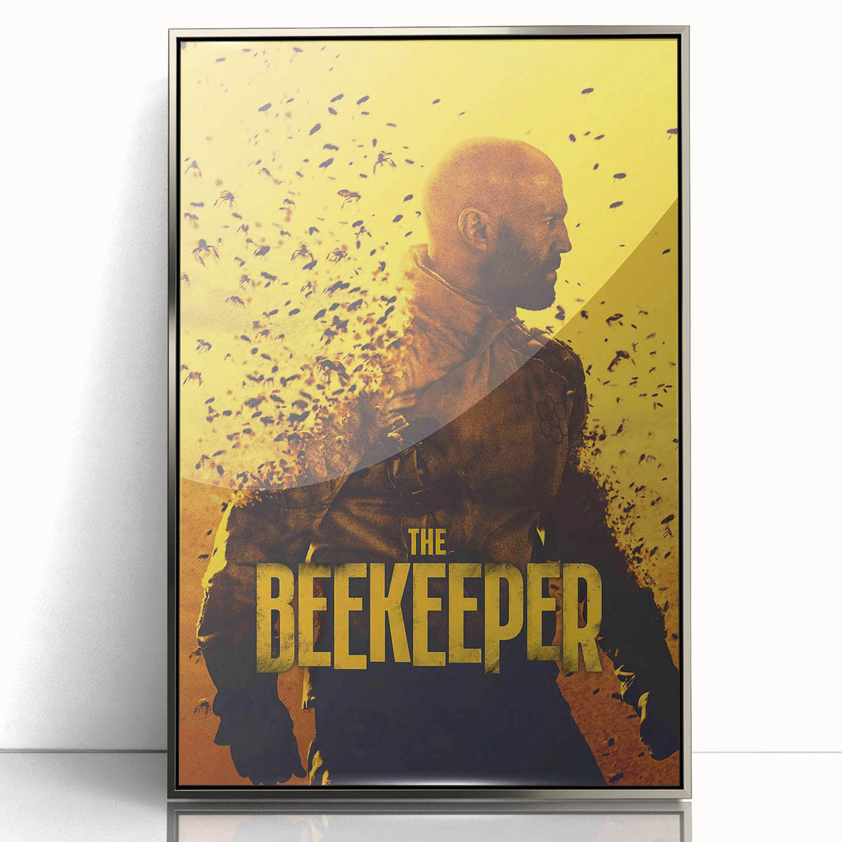 The Beekeeper Vintage 2020s Movie Poster – Bold Action Wall Art Print