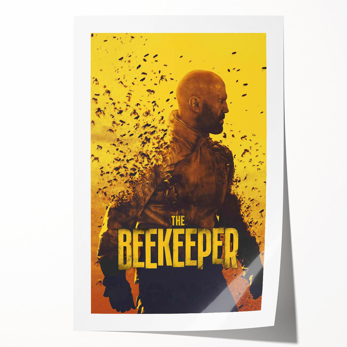 The Beekeeper Vintage 2020s Movie Poster – Bold Action Wall Art Print
