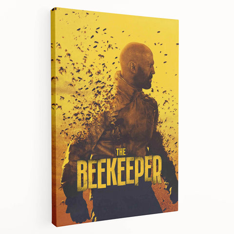 The Beekeeper Vintage 2020s Movie Poster – Bold Action Wall Art Print