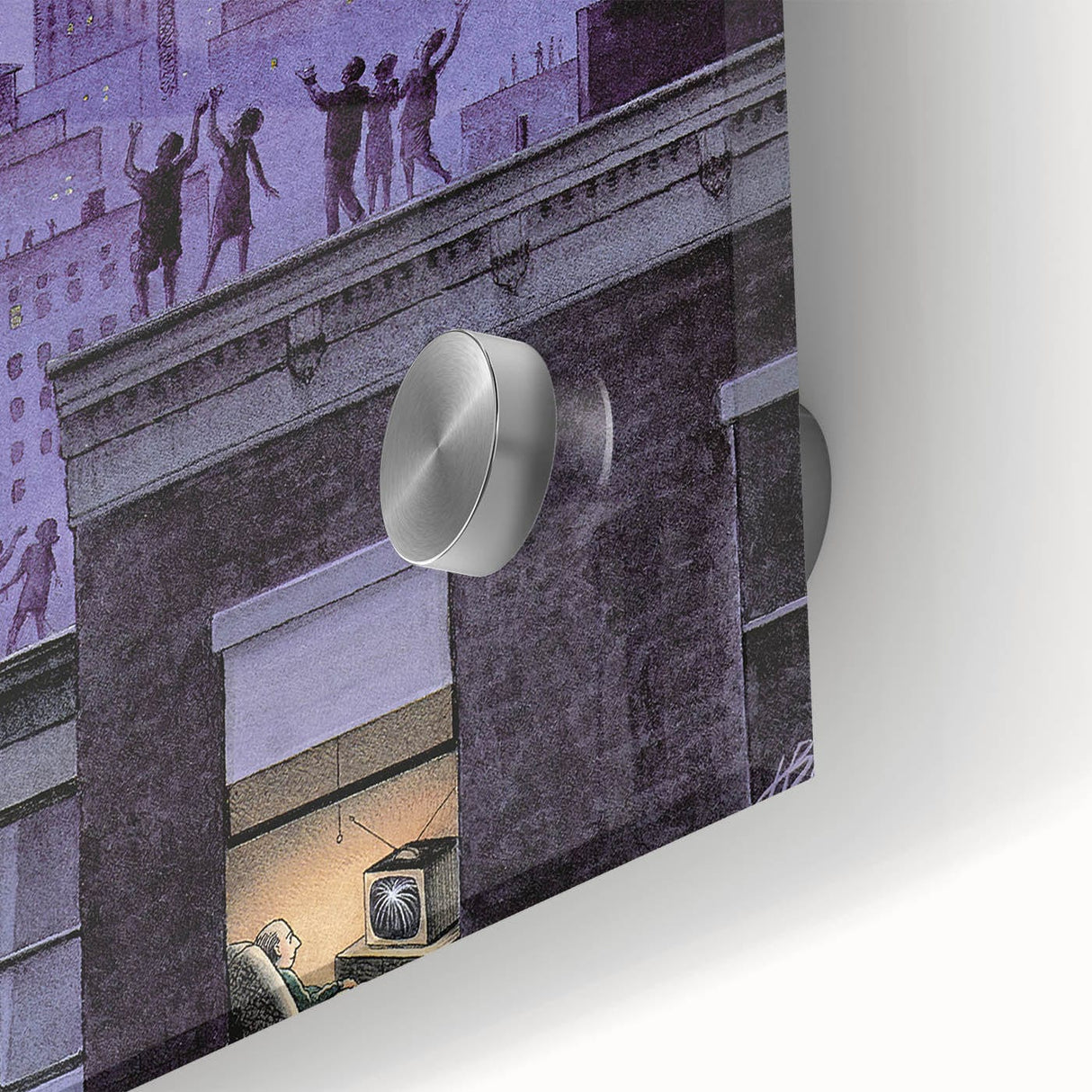 Vintage New Yorker Poster - New Year's Eve Diner Art Print