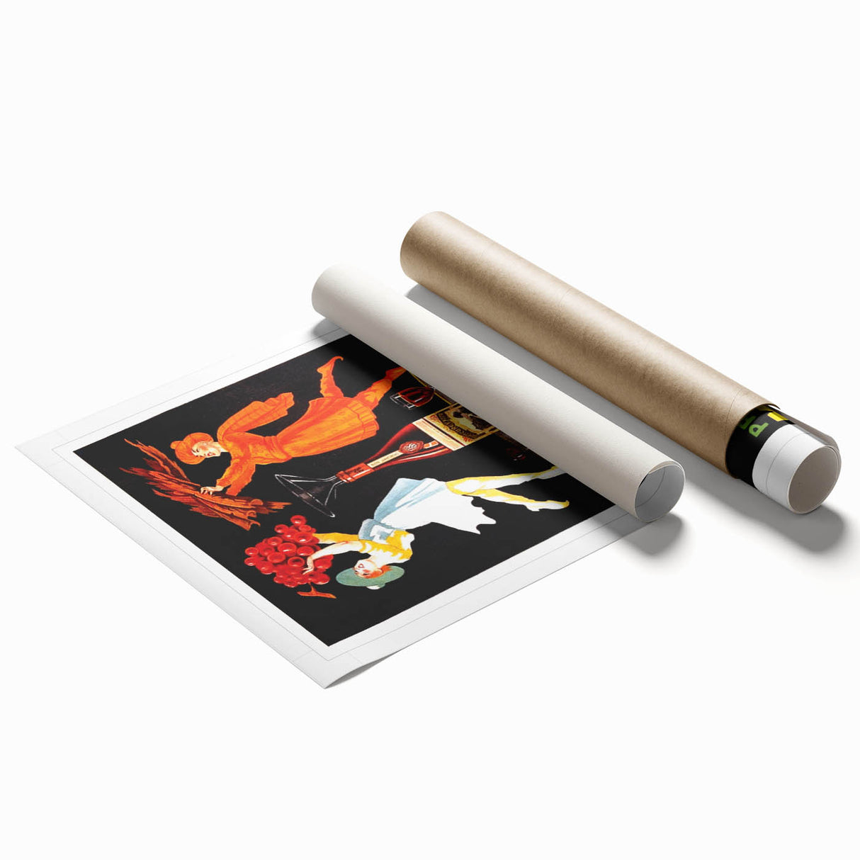 Vintage Advertising Poster – Retro Mercurey Kina Drink Ad