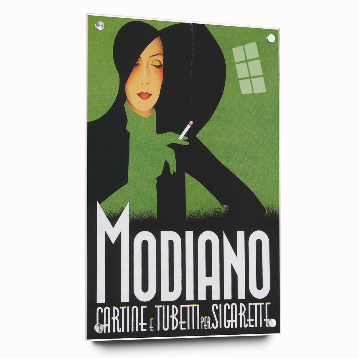 Vintage Modiano Cigarette Ad – Retro Italian Poster Wall Art
