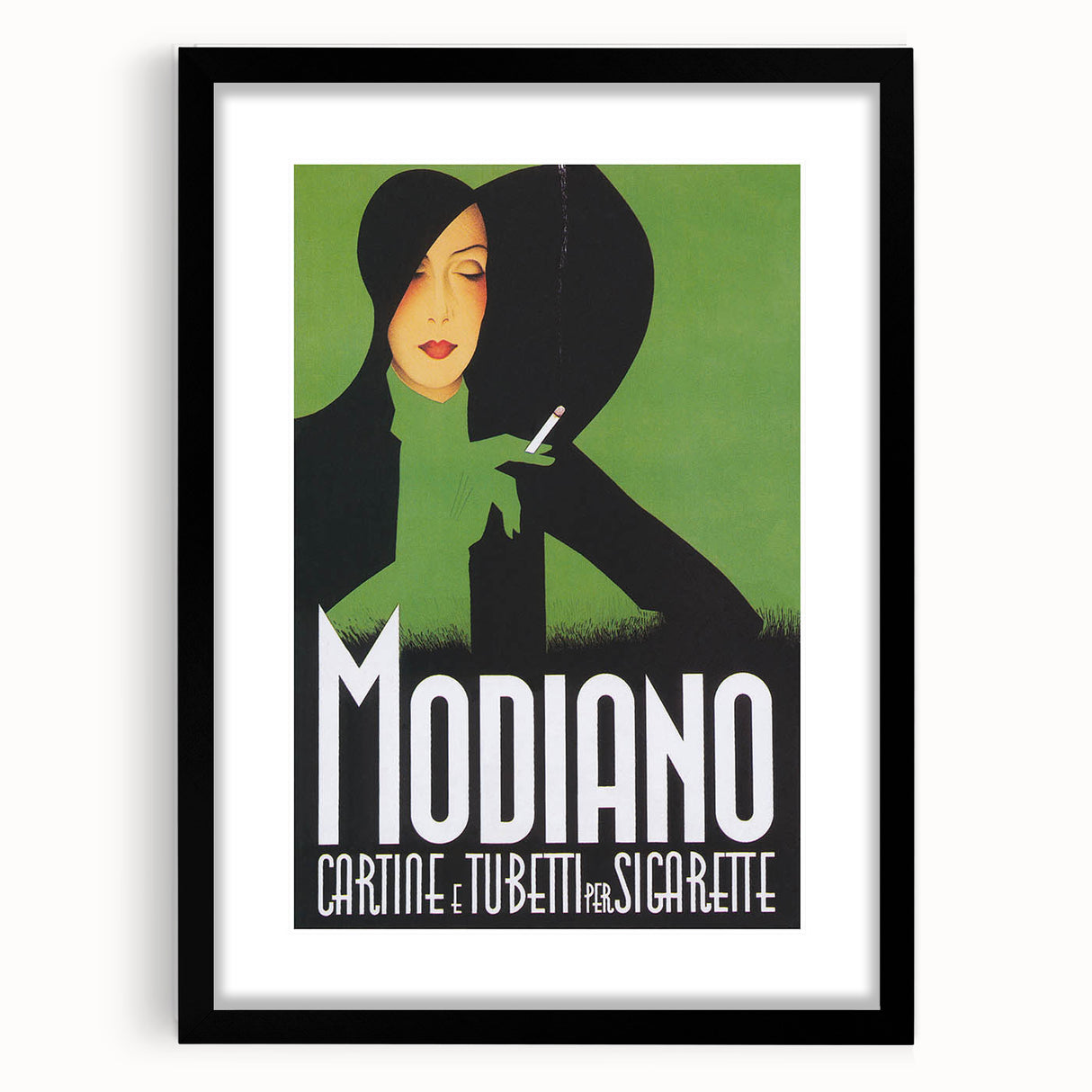 Vintage Modiano Cigarette Ad – Retro Italian Poster Wall Art