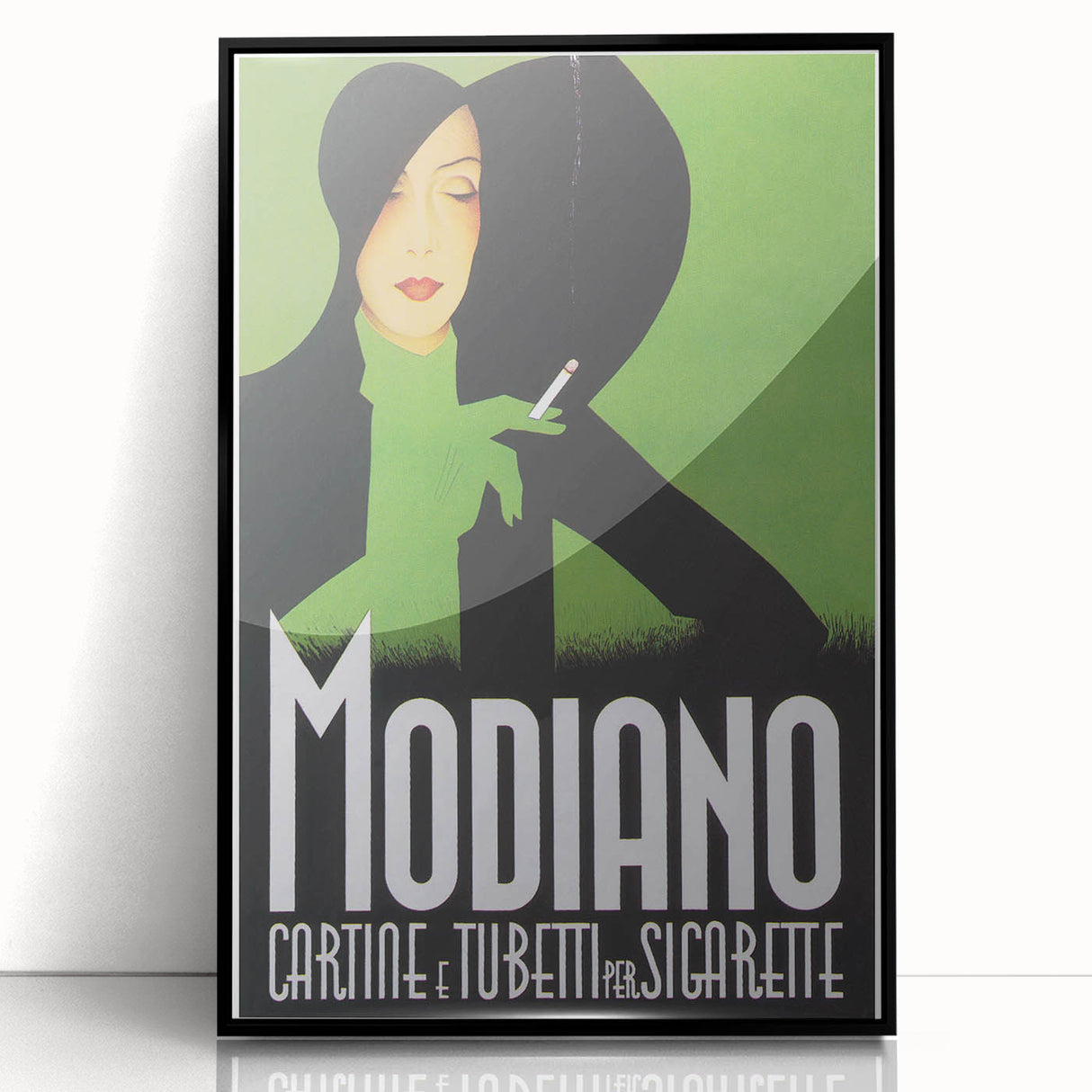 Vintage Modiano Cigarette Ad – Retro Italian Poster Wall Art