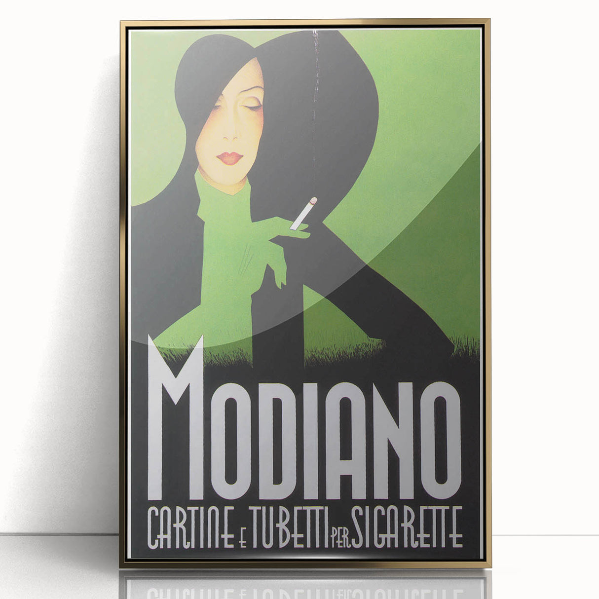 Vintage Modiano Cigarette Ad – Retro Italian Poster Wall Art