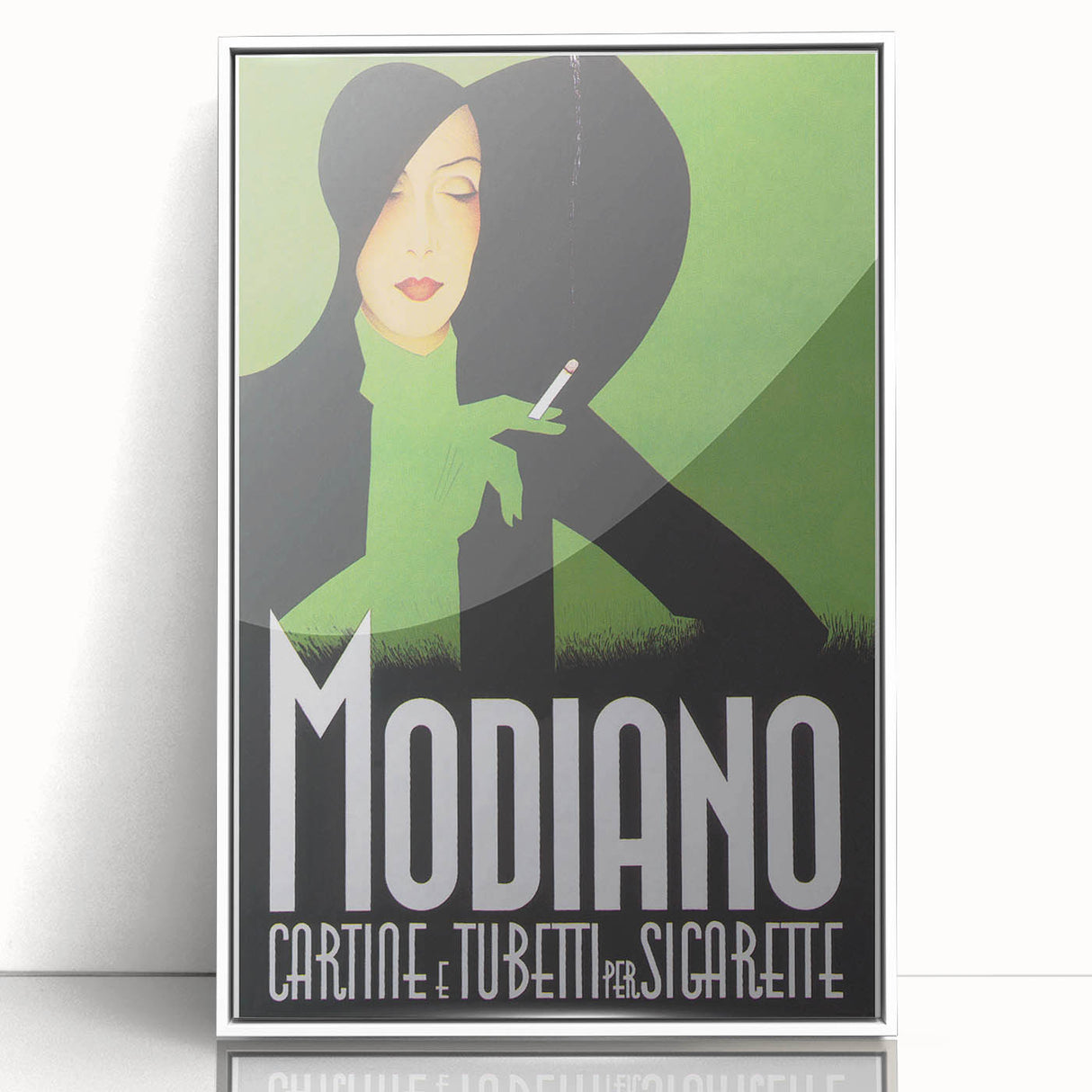 Vintage Modiano Cigarette Ad – Retro Italian Poster Wall Art