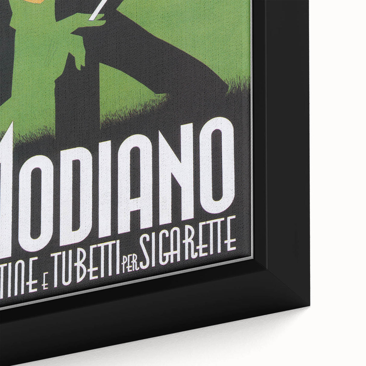 Vintage Modiano Cigarette Ad – Retro Italian Poster Wall Art