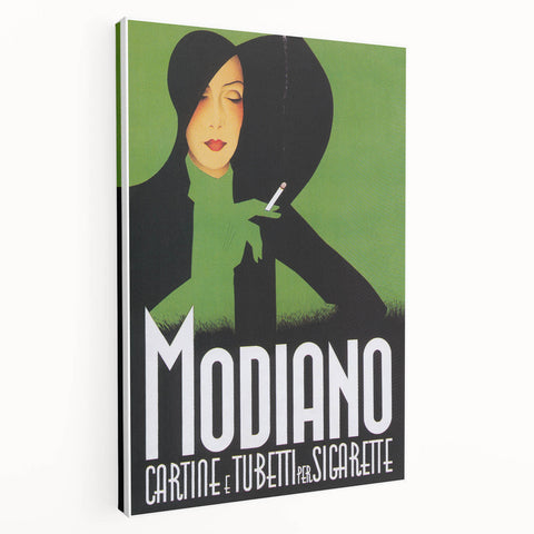 Vintage Modiano Cigarette Ad – Retro Italian Poster Wall Art