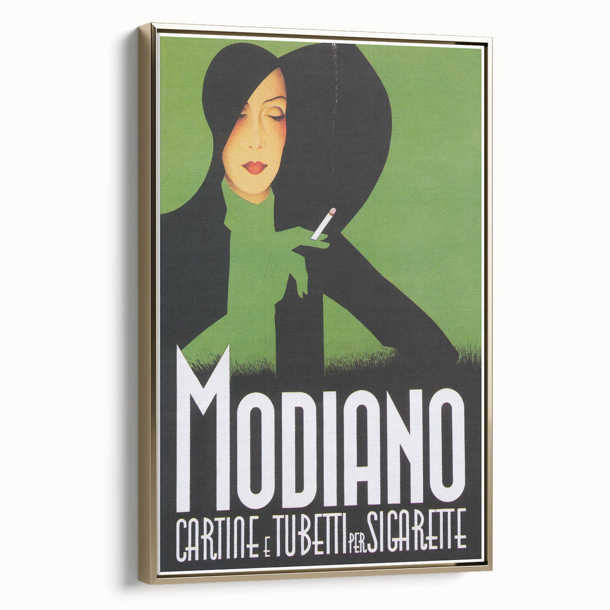 Vintage Modiano Cigarette Ad – Retro Italian Poster Wall Art