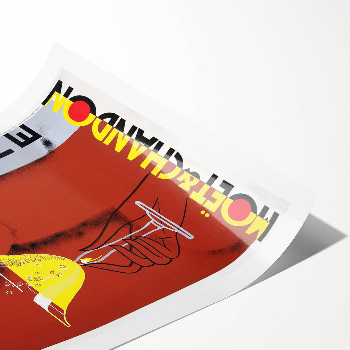 Vintage Moët & Chandon Champagne Ad – Retro French Poster Wall Art